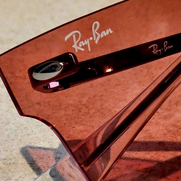 Genuine Ray-Ban RB3730 Xime Bio-Based Unisex Sunglasses in Gunmetal & Pink main image 10